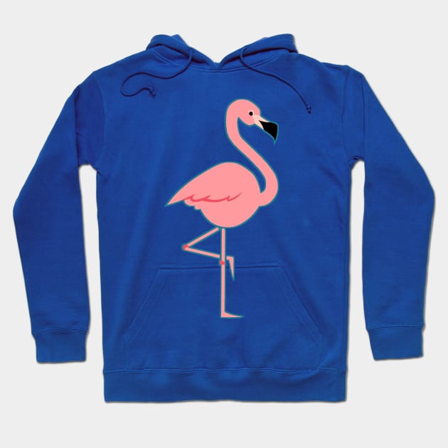 Flamingo Hoodie by ZoeStanleyArts